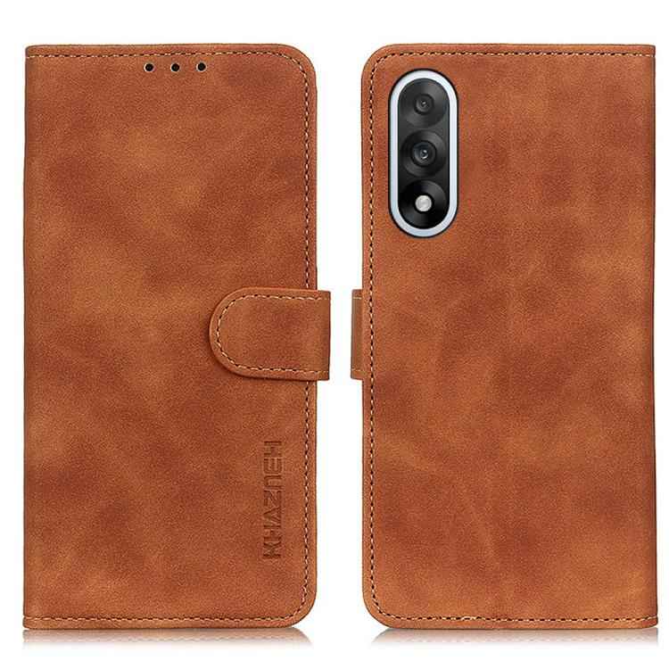 KHAZNEH Retro Texture Leather Phone Case