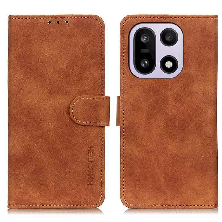 KHAZNEH Retro Texture Leather Phone Case