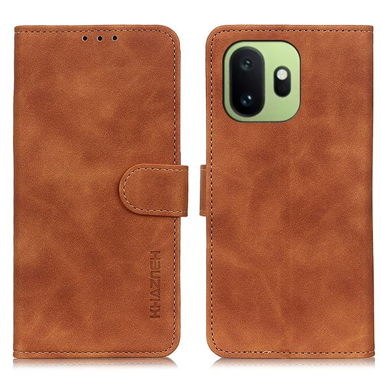 KHAZNEH Retro Texture Leather Phone Case, For OnePlus Nord CE6 Lite 5G Global, For OnePlus Ace 6 Ultra, For OnePlus 15T, For OnePlus Turbo 6 / 6V, For OnePlus 15R 5G/Ace 6/Ace 6T 5G, For OnePlus 15, For OnePlus Nord 5 / Ace 5 Ultra                     ...