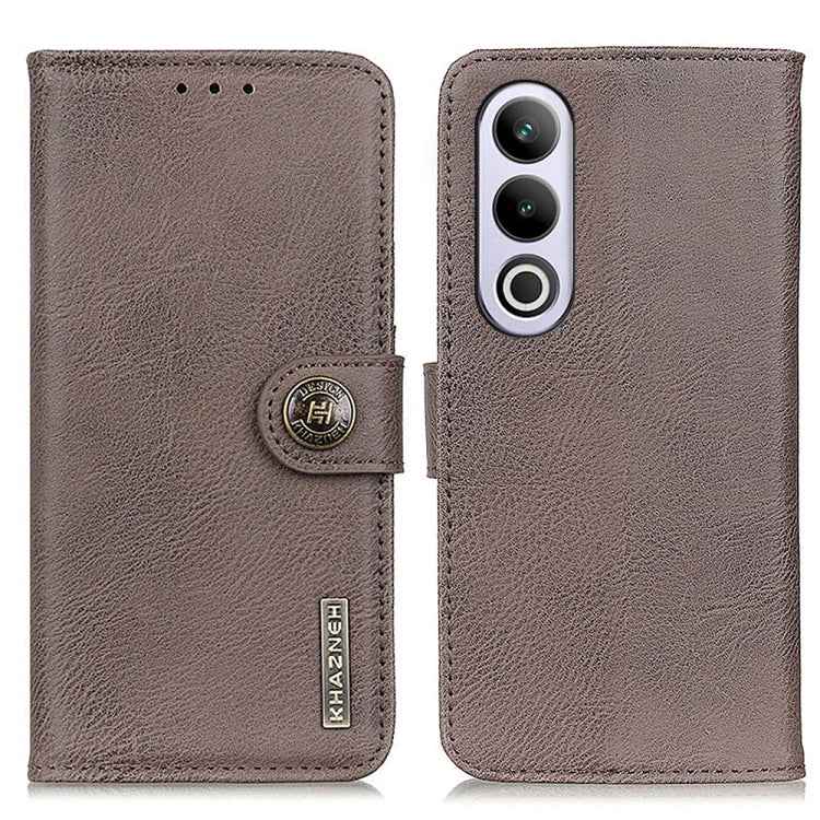 KHAZNEH Cowhide Texture Flip Leather Phone Case