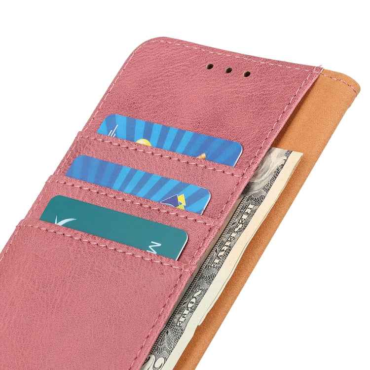KHAZNEH Cowhide Texture Flip Leather Phone Case