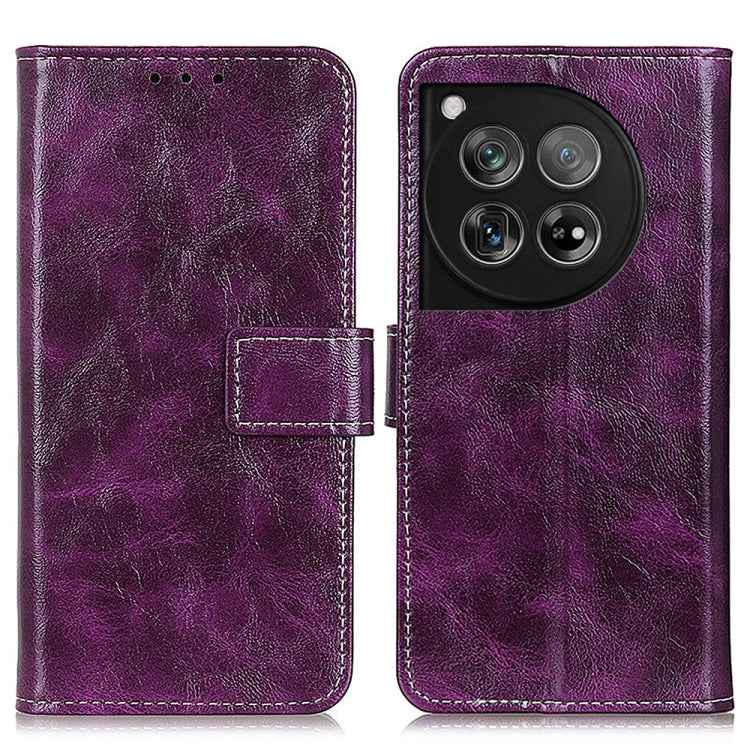 Retro Crazy Horse Texture Leather Phone Case