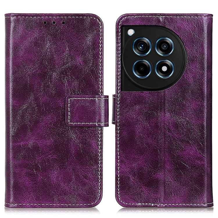 Retro Crazy Horse Texture Leather Phone Case