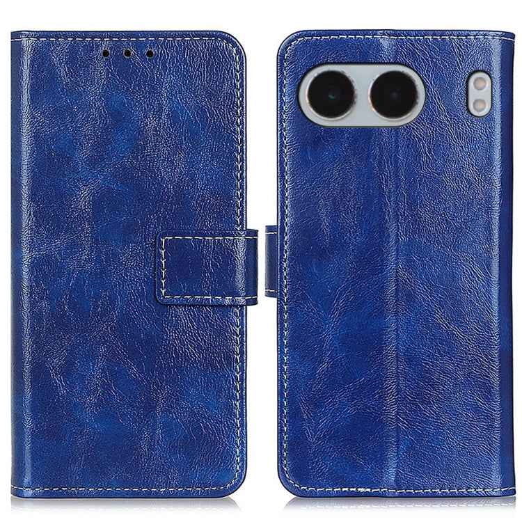 Retro Crazy Horse Texture Leather Phone Case