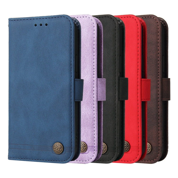 Skin Feel Life Tree Metal Button Leather Phone Case, For Google Pixel 8, For Google Pixel 7a, For Google Pixel 7 Pro, For Google Pixel  7
