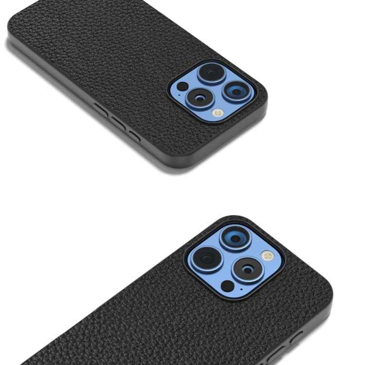 ABEEL Genuine Leather Litchi Texture Phone Case