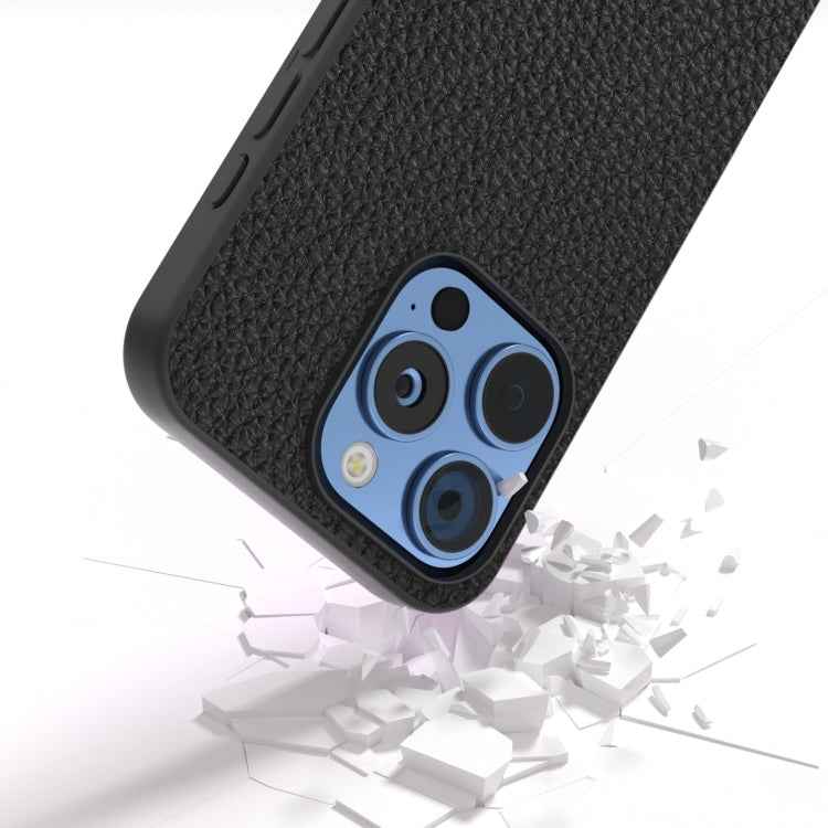 ABEEL Genuine Leather Litchi Texture Phone Case