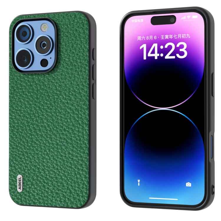 ABEEL Genuine Leather Litchi Texture Phone Case