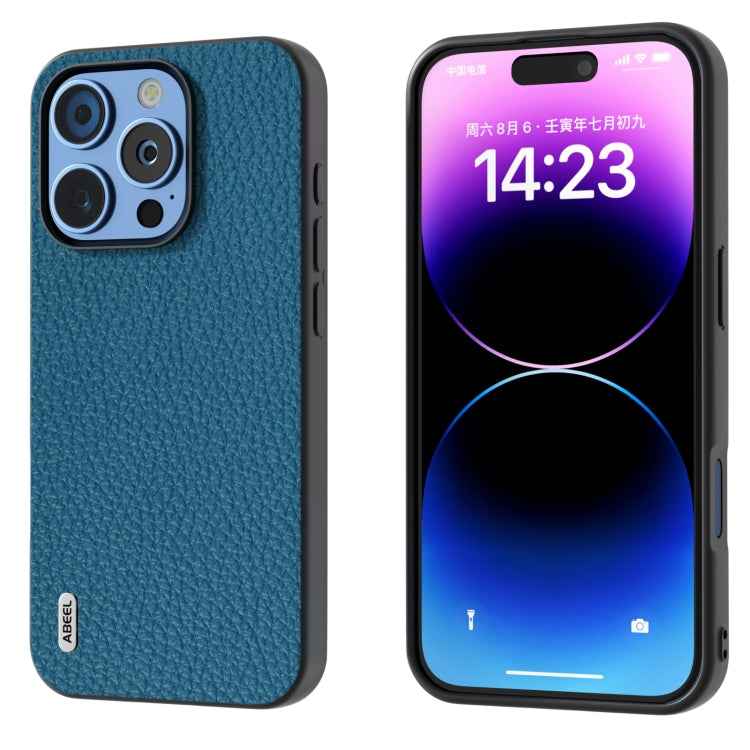 ABEEL Genuine Leather Litchi Texture Phone Case
