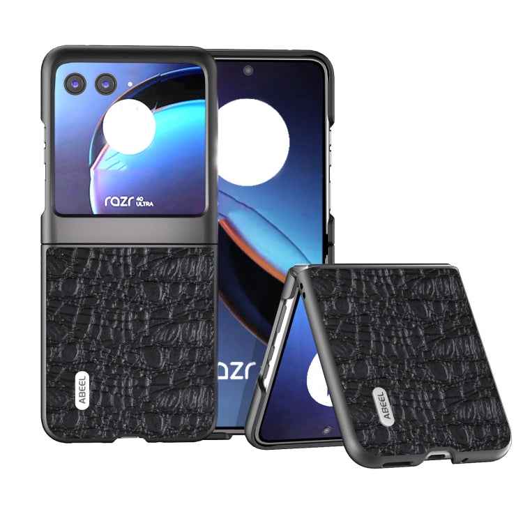ABEEL Genuine Leather Canopy Black Edge Phone Case