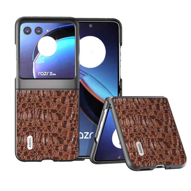 ABEEL Genuine Leather Canopy Black Edge Phone Case