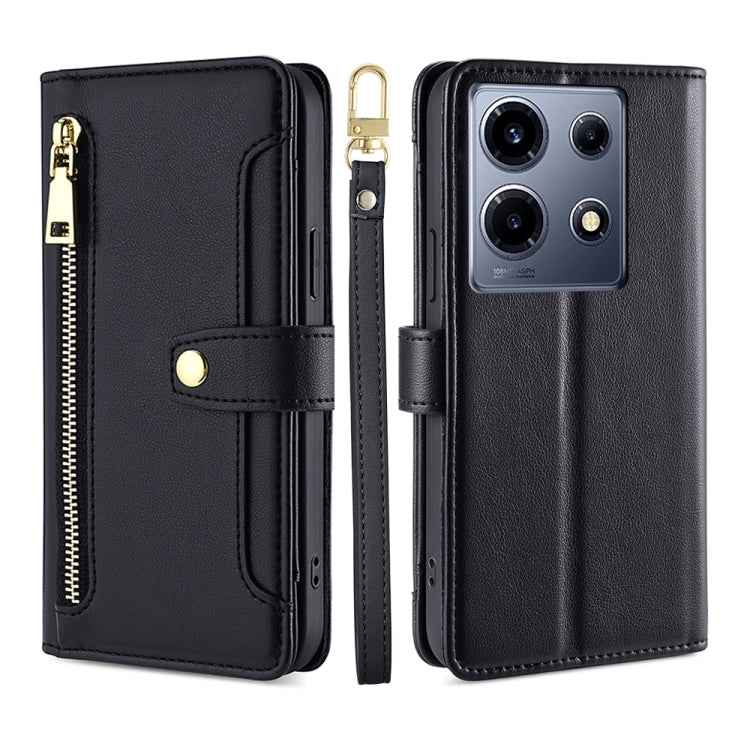 Sheep Texture Cross-body Zipper Wallet Leather Phone Case, For Infinix Hot 40i, For Infinix GT 10 Pro 5G, For Infinix Smart 7 HD, For Infinix Note 30 VIP 5G, For Infinix Hot 30i 4G