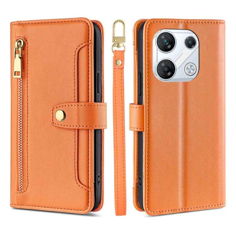Sheep Texture Cross-body Zipper Wallet Leather Phone Case, For Infinix Hot 40i, For Infinix GT 10 Pro 5G, For Infinix Smart 7 HD, For Infinix Note 30 VIP 5G, For Infinix Hot 30i 4G