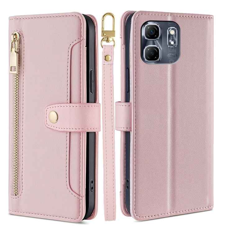 Sheep Texture Cross-body Zipper Wallet Leather Phone Case, For Infinix Hot 50i 4G, For Infinix Hot 50 4G, For Infinix Hot 50 5G, For Infinix Zero 40 4G, For Infinix Note 40 5G, For Infinix Note 40 Pro 4G, For Infinix Note 40 Pro 5G, For Infinix Note 40 4G