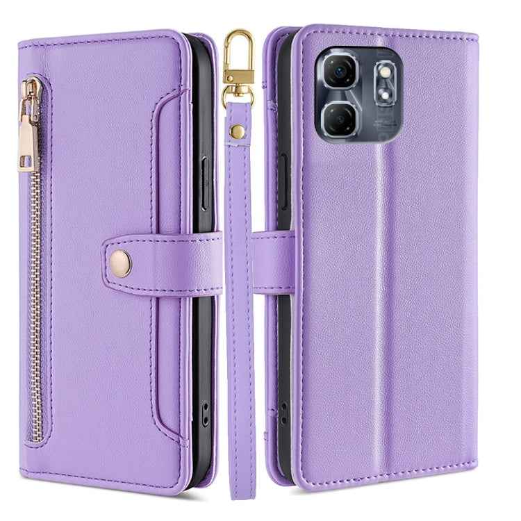 Sheep Texture Cross-body Zipper Wallet Leather Phone Case, For Infinix Hot 50i 4G, For Infinix Hot 50 4G, For Infinix Hot 50 5G, For Infinix Zero 40 4G, For Infinix Note 40 5G, For Infinix Note 40 Pro 4G, For Infinix Note 40 Pro 5G, For Infinix Note 40 4G
