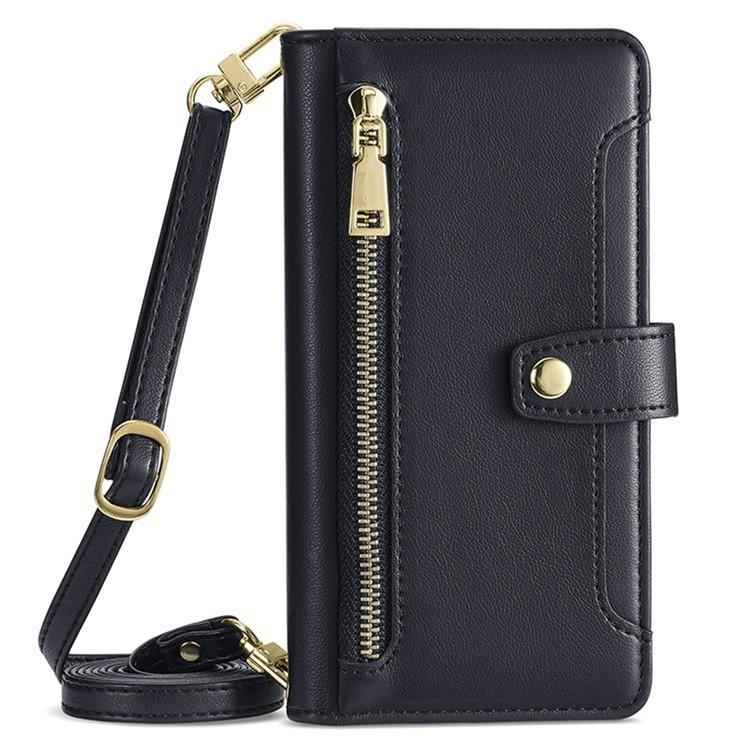 Sheep Texture Cross-body Zipper Wallet Leather Phone Case, For Infinix Hot 60 5G, For Infinix Hot 60 Pro+ 4G, For Infinix Hot 60 Pro 4G, For Infinix Smart 10 4G, For Infinix Note 50s 5G, For Infinix Note 50x 5G, For Infinix Note 50 Pro+ 5G             ...