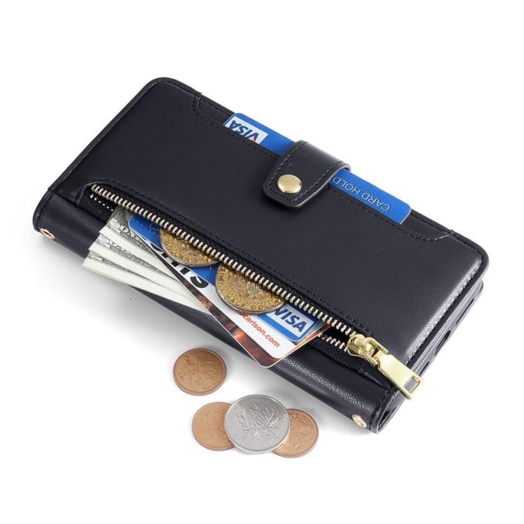 Sheep Texture Cross-body Zipper Wallet Leather Phone Case, For Realme C85 5G, For Realme C85 Pro 4G, For Realme 15T 5G Global, For Realme C71 4G, For Realme GT 7 5G Global, For Realme 14 5G Global, For Realme P3 Ultra 5G, For Realme 14 Pro+ 5G