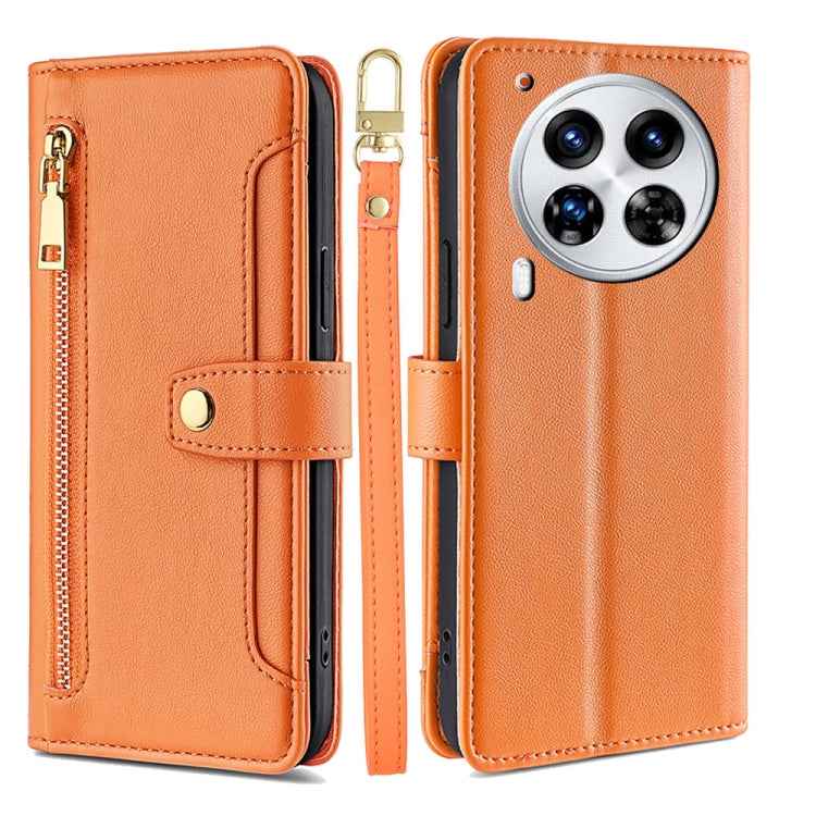 Sheep Texture Cross-body Zipper Wallet Leather Phone Case, For Tecno Spark 30 4G, For Tecno Pova 6 Neo 5G, For Tecno Camon 30 Premier 5G, For Tecno Camon 30 Pro 5G, For Tecno Camon 30, For Tecno Pova 5 Pro, For Tecno Pova Neo 3                         ...