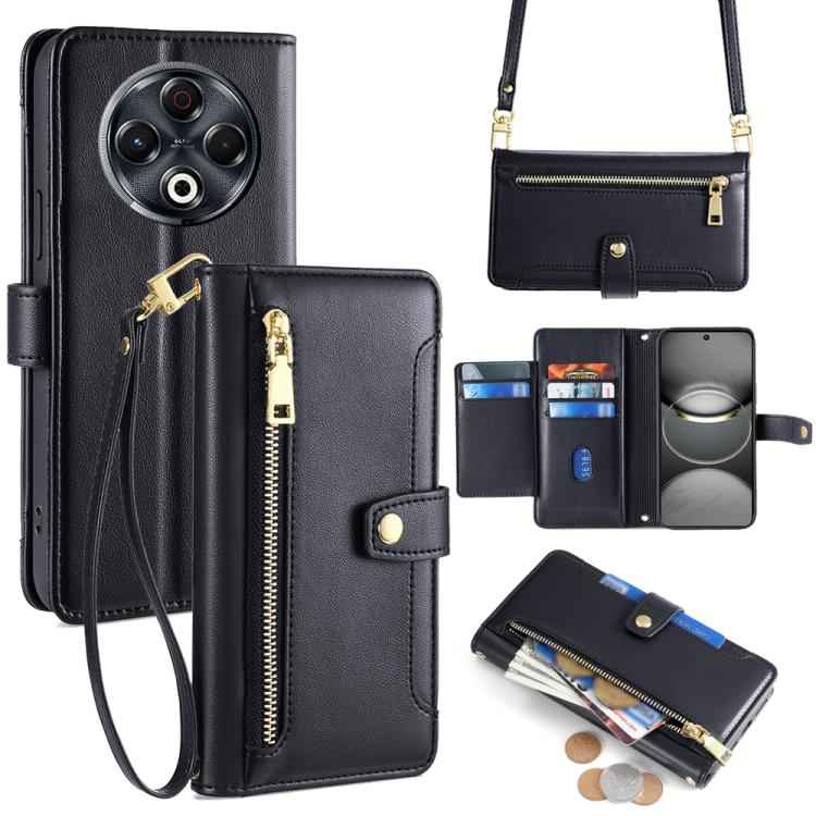 Sheep Texture Cross-body Zipper Wallet Leather Phone Case, For Tecno Spark 30 4G, For Tecno Pova 6 Neo 5G, For Tecno Camon 30 Premier 5G, For Tecno Camon 30 Pro 5G, For Tecno Camon 30, For Tecno Pova 5 Pro, For Tecno Pova Neo 3                         ...