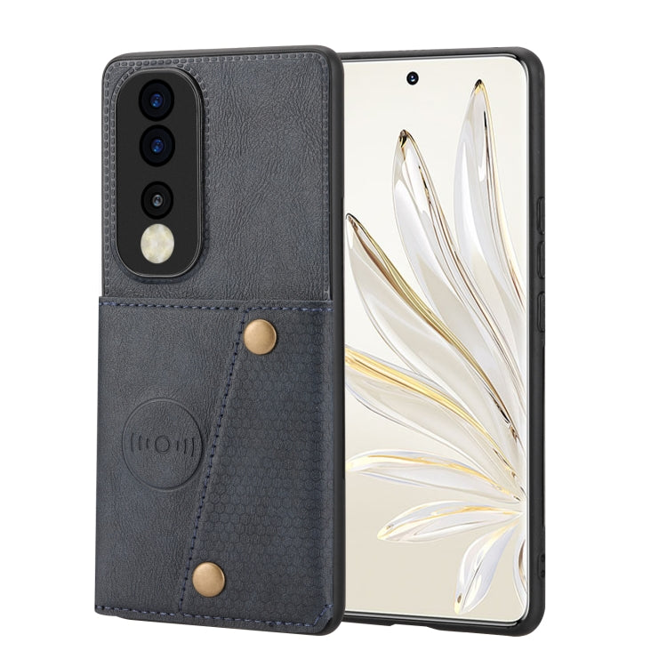 Double Buckle Card Slots Magnetic Phone Case, For Honor 200, For Honor 200 Pro, For Honor 90 Pro, For Honor 90