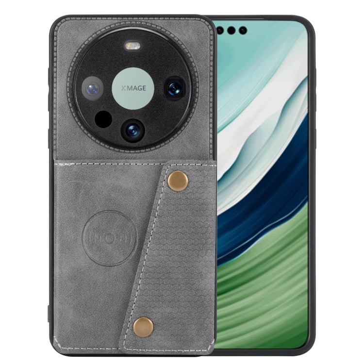 Double Buckle Card Slots Magnetic Phone Case, For Huawei Pura 70, For Huawei Mate 60, For Huawei Mate 60 Pro, For Huawei nova 11 Pro, For Huawei nova 11