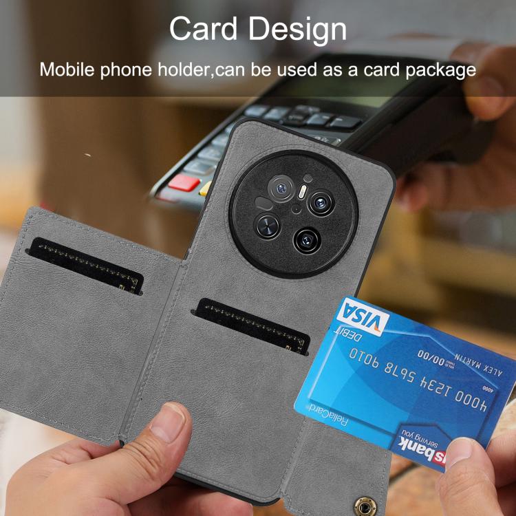 Double Buckle Card Slots Magnetic Phone Case, For Huawei Mate 70, For Huawei nova 13 Pro, For Huawei Pura 70 Pro, For Huawei Pura 70, For Huawei Mate 60, For Huawei Mate 60 Pro, For Huawei nova 11 Pro, For Huawei nova 11