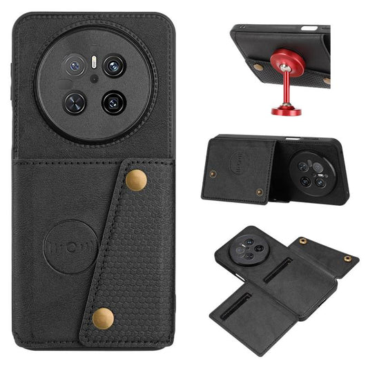 Double Buckle Card Slots Magnetic Phone Case, For Huawei Mate 70, For Huawei nova 13 Pro, For Huawei Pura 70 Pro, For Huawei Pura 70, For Huawei Mate 60, For Huawei Mate 60 Pro, For Huawei nova 11 Pro, For Huawei nova 11