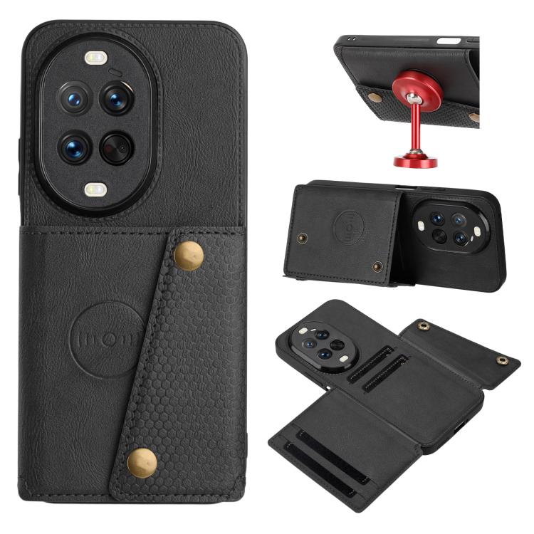 Double Buckle Card Slots Magnetic Phone Case, For Huawei Pura 80 Pro / 80 Pro+, For Huawei Pura 80, For Huawei nova 14 Ultra, For Huawei nova 14 Pro, For Huawei nova 14, For Huawei Mate 70 Pro / 70 Pro+, For Huawei Mate 70, For Huawei nova 13 Pro      ...