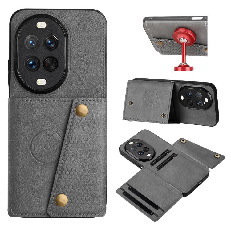 Double Buckle Card Slots Magnetic Phone Case, For Huawei Pura 80 Pro / 80 Pro+, For Huawei Pura 80, For Huawei nova 14 Ultra, For Huawei nova 14 Pro, For Huawei nova 14, For Huawei Mate 70 Pro / 70 Pro+, For Huawei Mate 70, For Huawei nova 13 Pro      ...