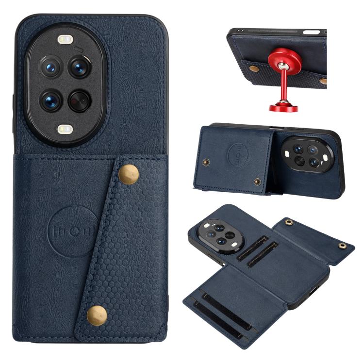 Double Buckle Card Slots Magnetic Phone Case, For Huawei Pura 80 Pro / 80 Pro+, For Huawei Pura 80, For Huawei nova 14 Ultra, For Huawei nova 14 Pro, For Huawei nova 14, For Huawei Mate 70 Pro / 70 Pro+, For Huawei Mate 70, For Huawei nova 13 Pro      ...