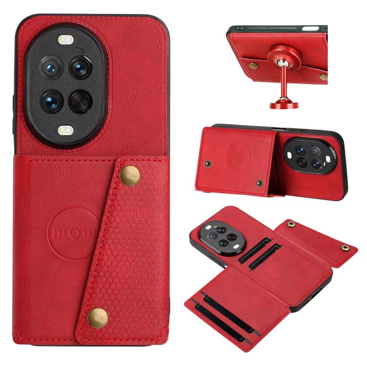Double Buckle Card Slots Magnetic Phone Case, For Huawei Pura 80 Pro / 80 Pro+, For Huawei Pura 80, For Huawei nova 14 Ultra, For Huawei nova 14 Pro, For Huawei nova 14, For Huawei Mate 70 Pro / 70 Pro+, For Huawei Mate 70, For Huawei nova 13 Pro      ...