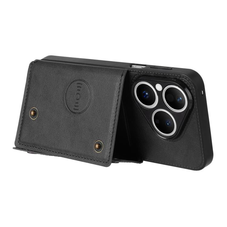 Double Buckle Card Slots Magnetic Phone Case, For Huawei Pura 80 Pro / 80 Pro+, For Huawei Pura 80, For Huawei nova 14 Ultra, For Huawei nova 14 Pro, For Huawei nova 14, For Huawei Mate 70 Pro / 70 Pro+, For Huawei Mate 70, For Huawei nova 13 Pro      ...