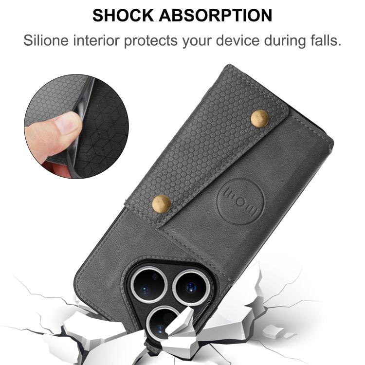 Double Buckle Card Slots Magnetic Phone Case, For Huawei Pura 80 Pro / 80 Pro+, For Huawei Pura 80, For Huawei nova 14 Ultra, For Huawei nova 14 Pro, For Huawei nova 14, For Huawei Mate 70 Pro / 70 Pro+, For Huawei Mate 70, For Huawei nova 13 Pro      ...