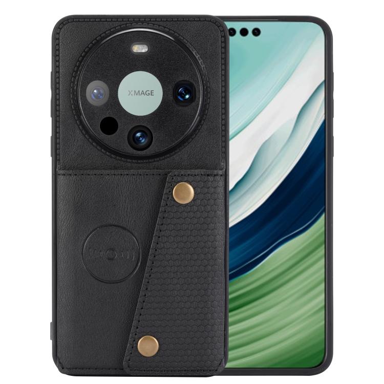 Double Buckle Card Slots Magnetic Phone Case, For Huawei Pura 90 Pro Max 5G, For Huawei Pura 90 Pro 5G, For Huawei Pura 90 5G, For Huawei nova 15 Ultra 5G, For Huawei nova 15 Pro 5G, For Huawei nova 15 5G, For Huawei Mate 80 Pro Max, For Huawei Mate 80...