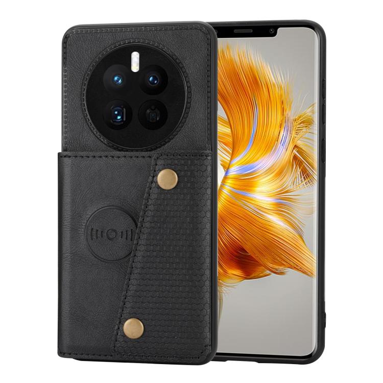 Double Buckle Card Slots Magnetic Phone Case, For Huawei Pura 90 Pro Max 5G, For Huawei Pura 90 Pro 5G, For Huawei Pura 90 5G, For Huawei nova 15 Ultra 5G, For Huawei nova 15 Pro 5G, For Huawei nova 15 5G, For Huawei Mate 80 Pro Max, For Huawei Mate 80...
