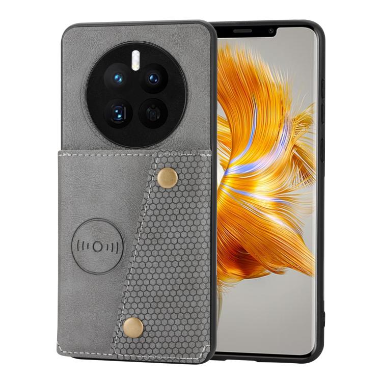 Double Buckle Card Slots Magnetic Phone Case, For Huawei Pura 90 Pro Max 5G, For Huawei Pura 90 Pro 5G, For Huawei Pura 90 5G, For Huawei nova 15 Ultra 5G, For Huawei nova 15 Pro 5G, For Huawei nova 15 5G, For Huawei Mate 80 Pro Max, For Huawei Mate 80...