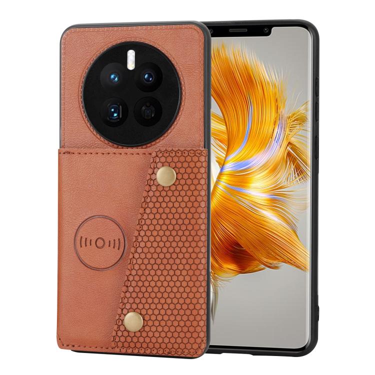 Double Buckle Card Slots Magnetic Phone Case, For Huawei Pura 90 Pro Max 5G, For Huawei Pura 90 Pro 5G, For Huawei Pura 90 5G, For Huawei nova 15 Ultra 5G, For Huawei nova 15 Pro 5G, For Huawei nova 15 5G, For Huawei Mate 80 Pro Max, For Huawei Mate 80...