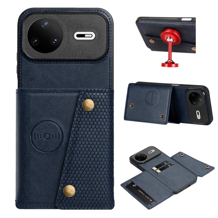 Double Buckle Card Slots Magnetic Phone Case, For Huawei Pura 90 Pro Max 5G, For Huawei Pura 90 Pro 5G, For Huawei Pura 90 5G, For Huawei nova 15 Ultra 5G, For Huawei nova 15 Pro 5G, For Huawei nova 15 5G, For Huawei Mate 80 Pro Max, For Huawei Mate 80...