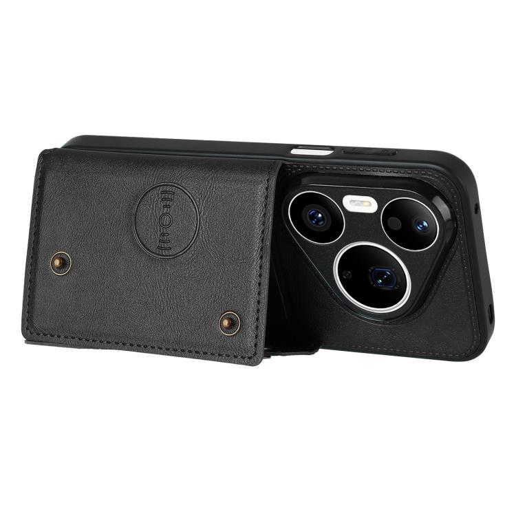 Double Buckle Card Slots Magnetic Phone Case, For Huawei Pura 90 Pro Max 5G, For Huawei Pura 90 Pro 5G, For Huawei Pura 90 5G, For Huawei nova 15 Ultra 5G, For Huawei nova 15 Pro 5G, For Huawei nova 15 5G, For Huawei Mate 80 Pro Max, For Huawei Mate 80...