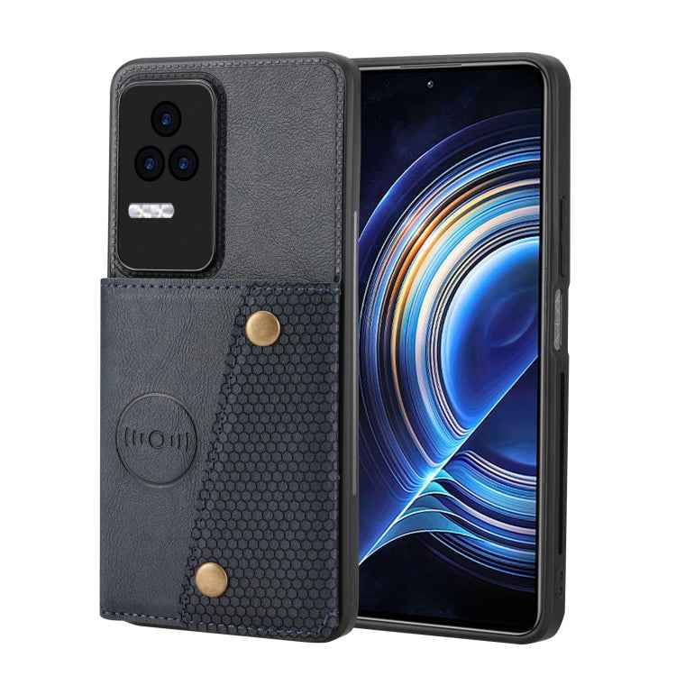 Double Buckle Card Slots Magnetic Phone Case, For Xiaomi Redmi Note 12 Turbo/Poco F5, For Xiaomi Redmi Note 12S 4G, For Xiaomi Redmi K40S / Poco F4