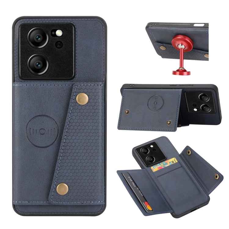 Double Buckle Card Slots Magnetic Phone Case, For Xiaomi Redmi K70 Ultra, For Xiaomi Redmi 13 4G Global, For Xiaomi Redmi Note 13 Pro 4G Global, For Xiaomi Redmi Note 13 4G Global, For Xiaomi 14 Ultra, For Xiaomi Redmi 13C 4G / Poco C65                ...