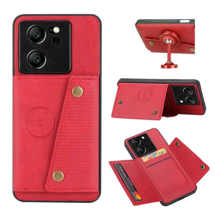 Double Buckle Card Slots Magnetic Phone Case, For Xiaomi Redmi K70 Ultra, For Xiaomi Redmi 13 4G Global, For Xiaomi Redmi Note 13 Pro 4G Global, For Xiaomi Redmi Note 13 4G Global, For Xiaomi 14 Ultra, For Xiaomi Redmi 13C 4G / Poco C65                ...