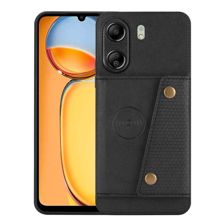 Double Buckle Card Slots Magnetic Phone Case, For Xiaomi Redmi K70 Ultra, For Xiaomi Redmi 13 4G Global, For Xiaomi Redmi Note 13 Pro 4G Global, For Xiaomi Redmi Note 13 4G Global, For Xiaomi 14 Ultra, For Xiaomi Redmi 13C 4G / Poco C65                ...