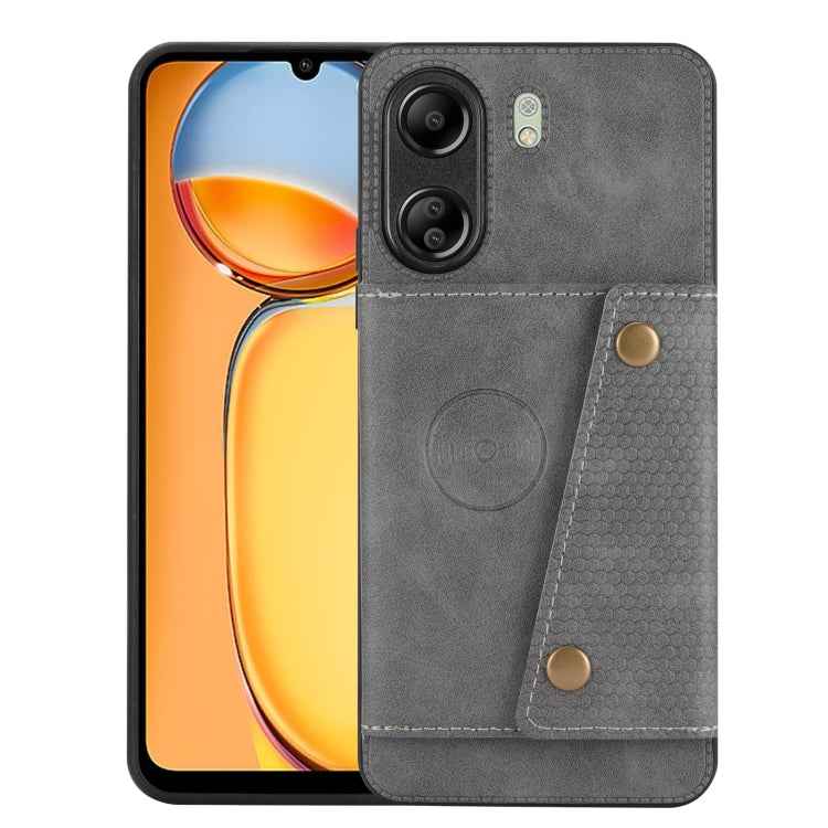 Double Buckle Card Slots Magnetic Phone Case, For Xiaomi Redmi K70 Ultra, For Xiaomi Redmi 13 4G Global, For Xiaomi Redmi Note 13 Pro 4G Global, For Xiaomi Redmi Note 13 4G Global, For Xiaomi 14 Ultra, For Xiaomi Redmi 13C 4G / Poco C65                ...