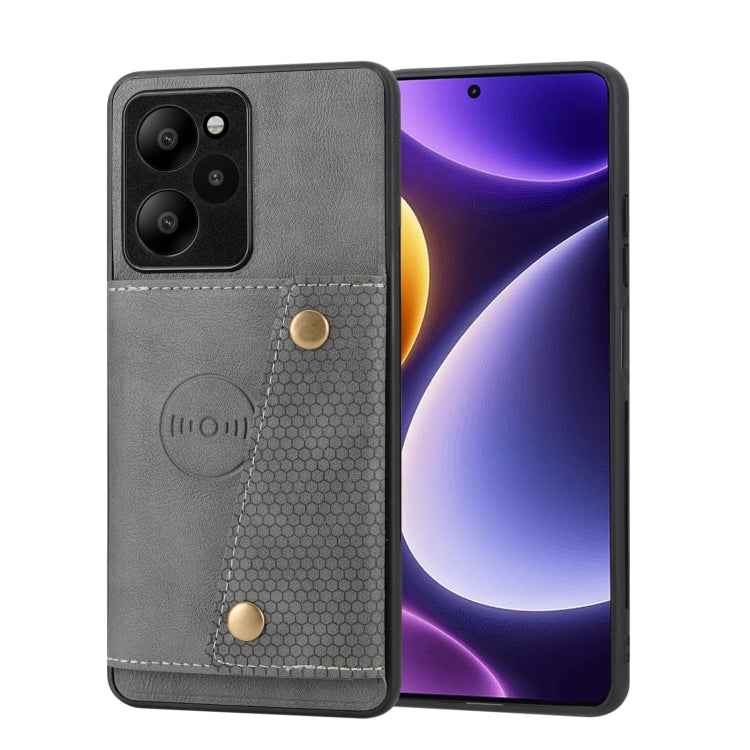 Double Buckle Card Slots Magnetic Phone Case, For Xiaomi Redmi K70 Ultra, For Xiaomi Redmi 13 4G Global, For Xiaomi Redmi Note 13 Pro 4G Global, For Xiaomi Redmi Note 13 4G Global, For Xiaomi 14 Ultra, For Xiaomi Redmi 13C 4G / Poco C65                ...