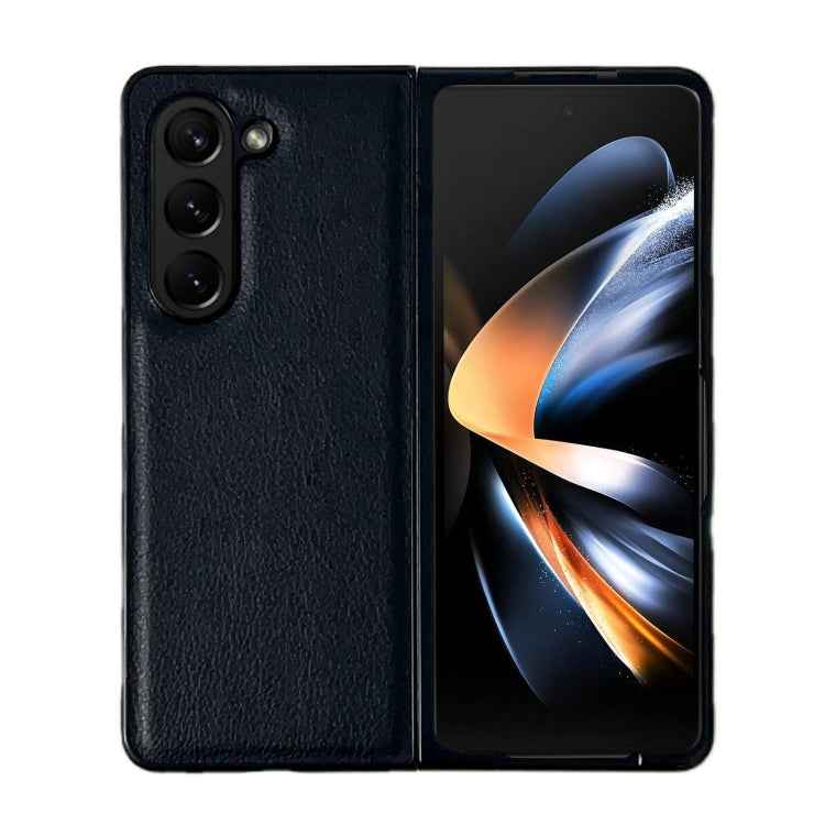 Litchi Texture PC +TPU Shockproof Phone Case, For Samsung Galaxy Z Fold5, For Samsung Galaxy Z Flip5
