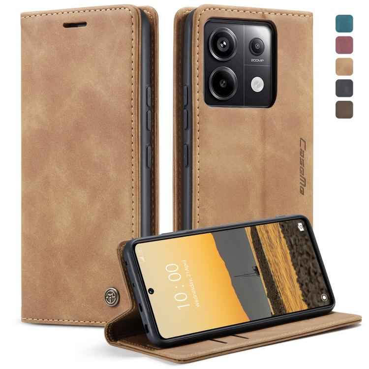CaseMe 013 Multifunctional Horizontal Flip Leather Phone Case, For Xiaomi Redmi Note 13 Pro 5G, For Xiaomi Redmi 12 4G / 12 5G／Note 12R, For Xiaomi 13T/13T Pro, For Xiaomi Poco F5 5G/Redmi Note 12 Turbo 5G
