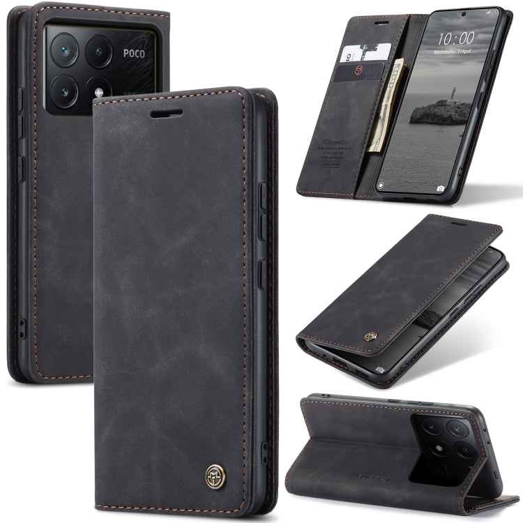 CaseMe 013 Multifunctional Horizontal Flip Leather Phone Case, For Xiaomi Redmi Note 13 Pro 4G, For Xiaomi Redmi Note 13 4G, For Xiaomi Redmi 13C 4G Global / 13C 5G, For Xiaomi Poco X6 Pro, For Xiaomi Redmi K70E 5G, For Xiaomi 14 Pro, For Xiaomi 14    ...