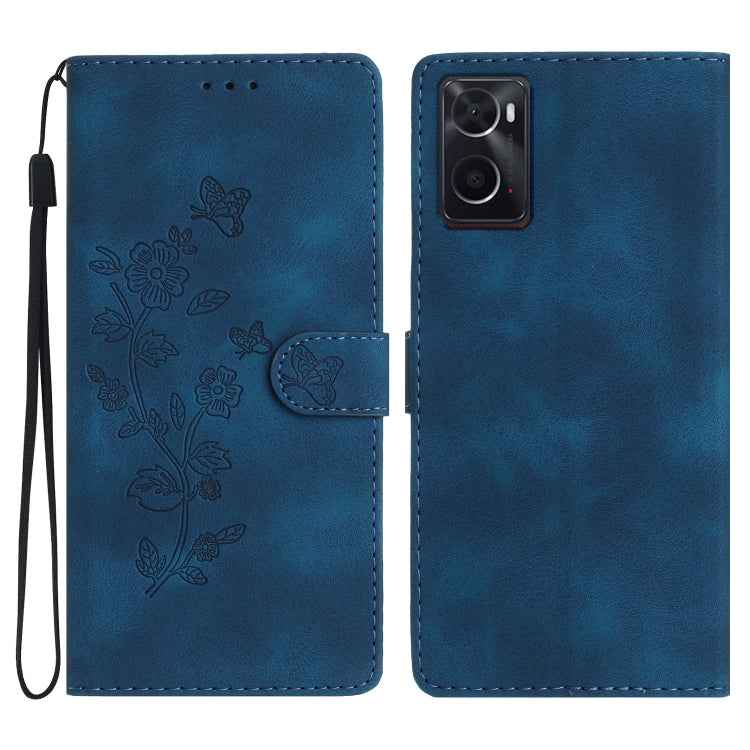 Flower Butterfly Embossing Pattern Leather Phone Case, For OPPO Find X5, For OPPO Find X5 Lite / Reno7 5G, For OPPO A36 / A76 / A96, For OPPO A94 5G, For OPPO A74 / A54 / A93 5G, For OPPO A52 / A72 / A92, For OPPO A79 5G