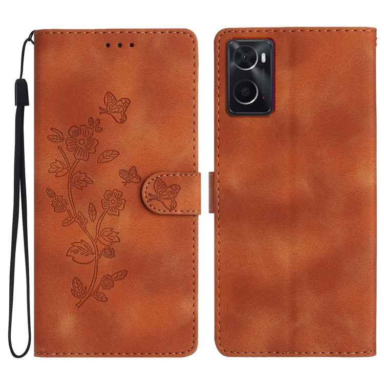 Flower Butterfly Embossing Pattern Leather Phone Case, For OPPO Find X5, For OPPO Find X5 Lite / Reno7 5G, For OPPO A36 / A76 / A96, For OPPO A94 5G, For OPPO A74 / A54 / A93 5G, For OPPO A52 / A72 / A92, For OPPO A79 5G